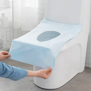 Penutup Toilet Duduk Ekstra Besar Sekali Pakai, untuk Dewasa Anak-anak Latihan Toilet, Tahan Air Tikar Perjalanan untuk Wanita Hamil