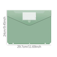 Carpeta de Archivo A4 Transfronteriza, Estilo Etiqueta, Impermeable, de PP, para Comercio Exterior, KM015 KEMU, Impresión UV