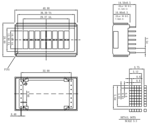 Wisetip Made In Taiwan Vc8X2B Caractère Lcd Module Écran Panneau Solution D'affichage - Product Image 2