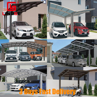 Auvent d'extérieur pour Garage, Protection solaire, pare-soleil de voiture, PC canopée en aluminium, portoir de Garage