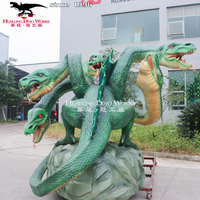 Statue de jardin robot dragon décor grandeur nature robot dragon à vendre