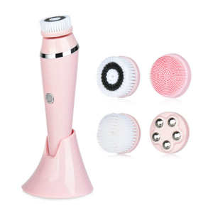 HQ Mixed Proc Discount Mini Electric Silicone <b>Face</b> <b>Cleaning</b> <b>Brush</b> Spa Sonic Ultrasonic Silicone Facial Cleansing Facial <b>Brush</b> - Product Image 3