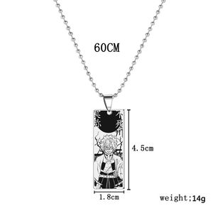 Punk Individuatie Emaille Tarotkaart Sieraden Hanger Rvs Sleutelhanger En Ketting Voor Dames Heren - Product Image 6