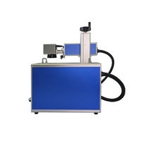 Imprimante laser à fibre portative Focuslaser 50W pour tissu, refroidie par air, avec prise en charge DST/DXF