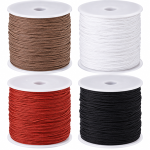 Cordon en nylon <span class=keywords><strong>camel</strong></span> n° 72 de 0,8 mm, cordon de jade pour nœuds chinois, fil pour la fabrication de bracelets, colliers, macramé, kumihimo, bricolage fait main - Product Image 1