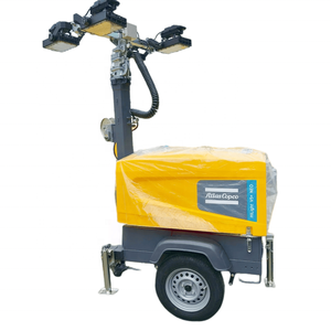 Torre de Iluminación LED Atlas Copco HiLight V7+ con Mástil Hidráulico, Iluminación Móvil para Obras, 200 Horas de Autonomía - Product Image 3