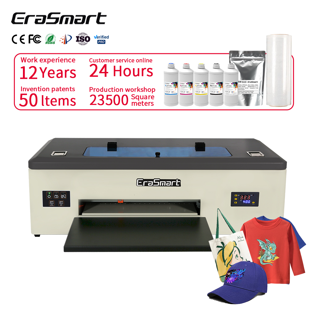 Новая версия принтера Erasmart A3 DTF для малого бизнеса с 1390 головкой L1800