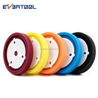 EVERTOOL 180mm Schwarzer Schaum Auto Polier Pads Poliers Ch Eiben Pads Puffer Pads Auto Poliers Chwamm