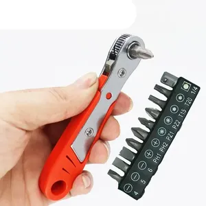 Góc bên phải Ratchet cờ lê tuốc nơ vít ổ cắm Nut Set Metric vít điều khiển bit <span class=keywords><strong>1</strong></span>/<span class=keywords><strong>4</strong></span> hình lục giác xử lý ổ đĩa Torx khe cắm tay công cụ 90 - Product Image 1