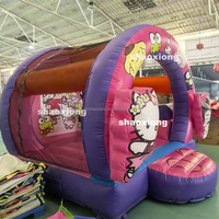 Château gonflable commercial pour enfants et tout-petits, château gonflable extérieur à thème de dessin animé avec toboggan, structure de saut gonflable
