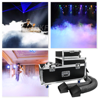 Machine à brouillard à double tube toutes puissances, à brume fine, avec télécommande, équipement de scène, générateur de fumée DMX512 pour glace carbonique