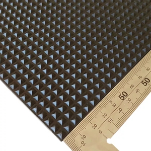 Suelo de goma piramidal para lugar público Lámina de goma antideslizante en gimnasios Alfombrilla de goma antideslizante para garaje Camión Coche Hoteles - Product Image 5