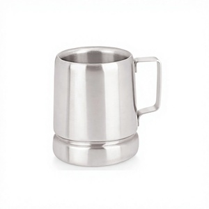 แก้วเบียร์ทรงกรวยสแตนเลส 500 มล. สไตล์คลาสสิก อุปกรณ์บาร์ที่ทนทาน - Product Image 1
