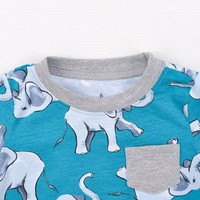 Personnalisation d'usine, ensembles de vêtements pour bébé unisexes en coton 100%, été, décontractés, tenue à manches courtes en 2 pièces, anti-froissement, grande taille