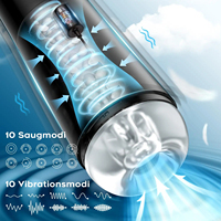 IPX7 Elektrischer Männlicher Saug-Stimulator Automatische Vakuum-Saugmaschine Masturbationsbecher für Penisstimulation