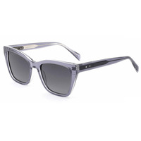 Lunettes de soleil carrées transparentes en acétate gris pour hommes et femmes, verres dégradés UV400, logo personnalisé