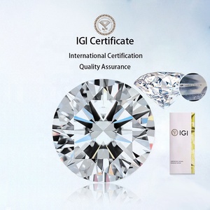 IGI chứng nhận cvd Lab Grown kim cương Nhẫn đính hôn đám cưới 14k 18K vàng rắn E VS1 hai Carat kéo dài Đệm kim cương Nhẫn - Product Image 5