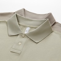 OEM/ODM fabrikant op maat gemaakte 280gsm zware katoenen poloshortset heren 2-delige pak