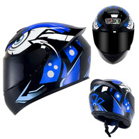 Casque de moto intégral Qike unisexe toutes saisons en ABS, certifié ECE 3C, design personnalisé et chaud, pour la conduite de vélos électriques, garantie 1 an