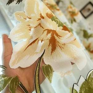 All'ingrosso decorativi europei stampa fiore farfalla trasparente floreale <span class=keywords><strong>tende</strong></span> <span class=keywords><strong>per</strong></span> soggiorno - Product Image 5