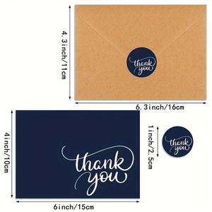 Ventes chaudes Enveloppes en papier kraft de haute qualité Autocollants de scellage Logo personnalisé 16x11cm Europe Affaires Shopping Merci Emballage cadeau - Product Image 1