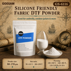 Poudre thermofusible TPU en silicone pour tissu, haute température, pour parapluies, coupe-vent, impression DTF, fourniture d'usine - Product Image 1