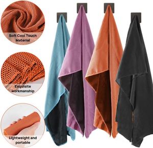Serviettes de sport personnalisées, serviettes de sport en microfibre avec logo personnalisé, serviettes de sport rafraîchissantes pour le fitness en plein air, cadeau pour le yoga et la gym - Product Image 4