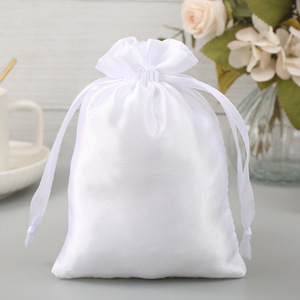 Sac à poussière en soie avec cordon de serrage personnalisé, pochette de rangement douce, housse de protection pour sac à main, vêtements, cosmétiques - Product Image 4