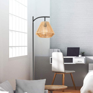 Lampada da Terra Moderna Wabi-Sabi con Paralume in Legno Plissettato Bianco, Sorgente Luminosa LED, Alimentazione Elettrica per Arredamento Casa e Soggiorno - Product Image 6