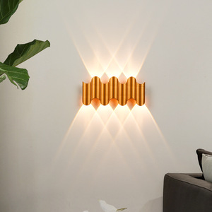 LED 2 vers le bas Couleur Or Rondelle murale Cob Downlight Rondelle murale Encastrée Downlight Hotel <span class=keywords><strong>Spot</strong></span> Light Applique murale dorée - Product Image 3