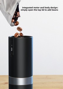 Moulin à café électrique portable <span class=keywords><strong>silencieux</strong></span> 2025, petit moulin à café manuel pour expresso, <span class=keywords><strong>cafetière</strong></span> électrique de haute qualité - Product Image 4