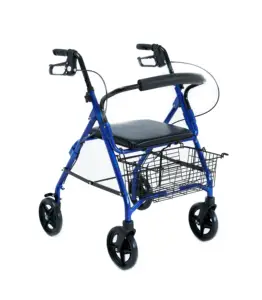 Italy Brand Premium Sale Health Care Supplies Aluminum Wheelchair Aluminum Rollator With Basket