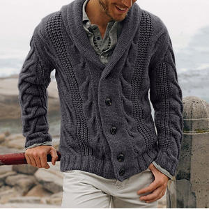 Cardigan de Luxe en Tricot pour Homme Fabricants Pull Personnalisé Grande Taille pour Hommes avec Logo - Product Image 4