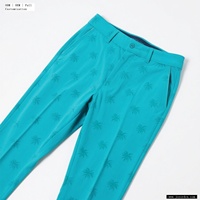 Pantalons de golf pour hommes avec logo personnalisé, tenue décontractée extensible dans les 4 sens Pantalon de jogging droit à 5 poches avec logo personnalisé pour hommes