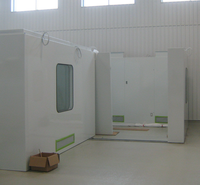 Projet de salle blanche modulaire portable à parois rigides ISO 7 pour laboratoire
