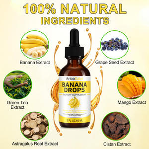 Gotas de Extracto de Plátano para Pérdida de Peso ArtoaLabs Original, Suplemento Dietético, Gotas Líquidas de Plátano para <span class=keywords><strong>la</strong></span> Salud Intestinal de <span class=keywords><strong>la</strong></span> Mujer - Product Image 2