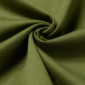 80s 90%cotton 10%spandex Double-sided Fabric 180 Gsm 180 Cm Width Interlock Cotton Fabric For Pants