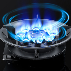 Estufa de Gas única de llama alta transfronteriza, <span class=keywords><strong>placa</strong></span> mágica de encendido electrónico, cubierta abatible licuada, estufa integrada para el hogar - Product Image 4