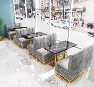 Combinaison table et chaise de stand de luxe léger café <span class=keywords><strong>restaurant</strong></span> <span class=keywords><strong>simple</strong></span> café <span class=keywords><strong>restaurant</strong></span> commercial - Product Image 2