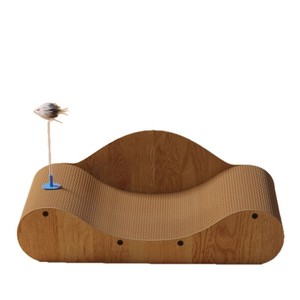 Canapé-lit pour chat durable et résistant aux griffures, sans perte de poils, style chaise longue luxueuse pour chats - Product Image 1