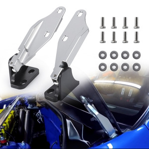 บานพับฝากระโปรงอลูมิเนียมแบบปลดเร็วสำหรับ Honda Civic EG 92-95 EG6 EK 1996-2000พร้อมสลักเกลียว - Product Image 3