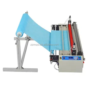 High Efficiency Leather Roll To Sheet Cutting Machine Fabric Ribbon Cutter Slitting Cutting Machine
