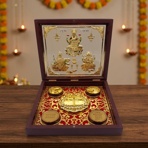 Ensemble Charan Paduka artisanal en acier inoxydable, respectueux de l'environnement, pour temple domestique, améliore l'ambiance spirituelle, connexion à l'énergie divine, Diwali - Product Image 5
