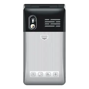 GC G55 2.4 pouces OEM vente en gros double écran GSM Flip téléphone mobile 2G/3G/4G fonctionnalité Flip téléphone clavier téléphones mobiles cellulaires