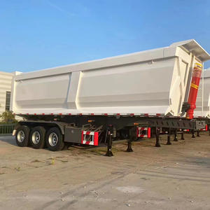 Large Capacity 60 Ton Dump Truck Trailer Whole Series 3 Axles Semi Trailer for Stone & Sand Transport for Africa - Product Image 3