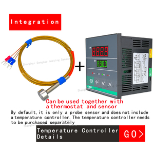 Sonda di Temperatura Magnetica Impermeabile IP68 Songdao, Sensore di Aspirazione ad Alta Temperatura Pt1000/Pt100, Terminale a U, OEM - Product Image 4