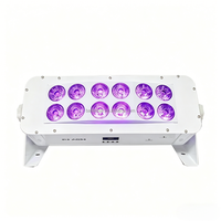 Lampes de scène RGBWA UV, barre lumineuse 6 en 1 avec batterie, projecteur portable DMX, éclairage pour mariage et fête