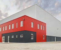Structure en acier industrielle pour garage et entrepôt préfabriqué avec ossature métallique, haute résistance au vent (121+ mph)