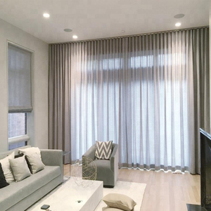 Chất Lượng Cao Tùy Chỉnh Màn 100% Polyester Jacquard Chống Cháy Khách Sạn Rèm Cửa Rèm Cửa Sổ Bảng Điều Khiển Cho Khách Sạn Valances - Product Image 1