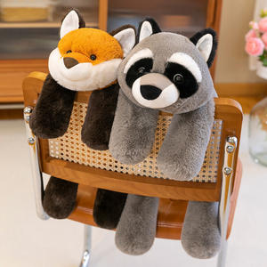 Peluches de Animales - <span class=keywords><strong>Mapache</strong></span>, Oso, Zorro y Perezoso, Almohada para Dormir, Peluches Antiestrés y Almohada para Abrazar - Product Image 1